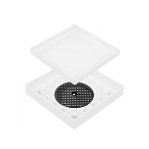 Ralo Quadratta Branco Oculto 15x15 - Simmetria