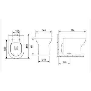 Kit Bacia Convencional+compl Instalacao+assento Pp Soft Close Nexo - Roca Louça