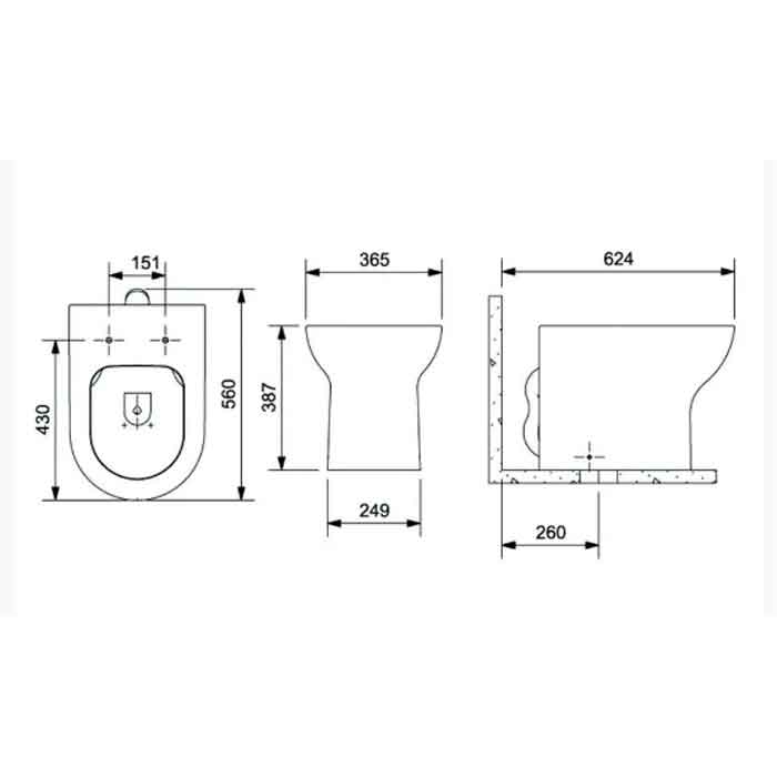 kit bacia convencionalcompl instalacaoassento pp soft close nexo  roca louca