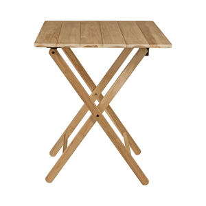 Mesa Dobravel De Madeira Teca Quadrada Beer - Tramontina
