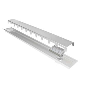 Tampa Ralo Multimaster Inox Escovado 60 Cm - Ralo Linear