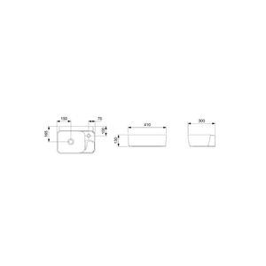 Lavatorio Apoio/suspenso Branco Eco 400x300 - Roca Louça