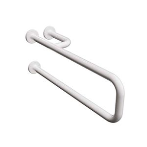 Barra De Apoio Lateral Fixa 70 Cm Esquerdo Aluminio Branco (pne) - Leve Vida