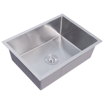 cuba gourmet retangular aco inox escovado  60 x 45cm  levo