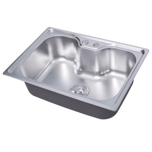 Cuba Cozinha Gourmet Aço Inox Luxo Com Valvula 60 X 42 Cm - Levo