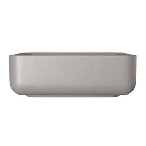 Cuba Apoio Quadradal Slim Cinza Antracite (11040.85) 40,0x40,0x13,5 Cm - Deca