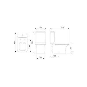 Caixa P/acoplar Duplo Acionamento Dama N Branco - Roca Louça
