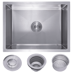 Quadrato Chrome Aço Inox Cuba Cozinha Retangular 60 X 45cm - Levo