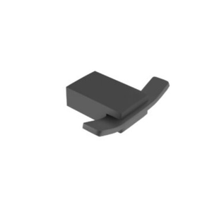 Cabide Duplo Exata Black Matte - Ouse Metais