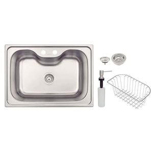 Cuba Morgana Aco Inox Undermount Valv 4.1/2 Dosador+cesto 68,5x48,5x20,3cm 40l - Tramontina