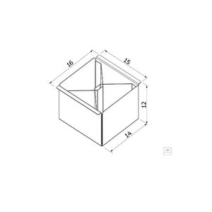 Escorredor Porta Talheres Inox 15 Cm - Tramontina