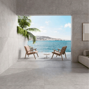 Porcelanato Stratus Grafite Externo Esmaltado Retificado 90,0x90,0 - Biancogres
