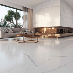 Porcelanato Statuario Superior Satin Esmaltado Retificado 90x90 - Biancogres