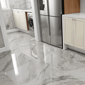 Porcelanato Macchiato Polido Ptr71060 Esmaltado Retificado 71,0x71,0 - Via Rosa