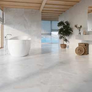 Porcelanato Onix Bianco Satin Esmaltado Retificado 120,0x120,0 - Biancogres