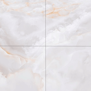 Porcelanato Onix Bianco Lux Polido Esmaltado Retificado 90,0x90,0 - Biancogres