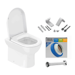 kit bacia convencionalcompl instalacaoassento pp soft close nexo  roca louca