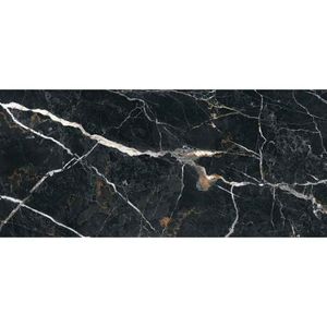 Porcelanato Black Gale Polido Pr18279 Esmaltado  Retificado 82,0x182,0 - Damme