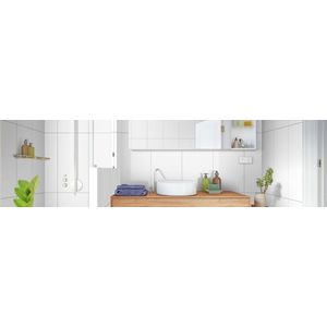 Revestimento Branco Brilhante Esmaltado Bold 32x62 - Almeida