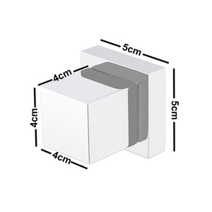 Kit 2 Acabamentos Registro Quadrado Metal Cromado Padrão Deca - Levo