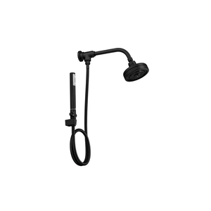 Chuveiro C/ Desviador Ducha Manual Acqua Plus Standard Black Matte - Deca