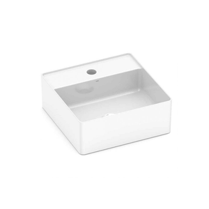 Cuba De Apoio Quadrada Branco Platinum 35x35 Cm - Incepa