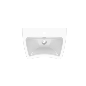 Lavatório Para Coluna Acesso Plus 600x415mm Branco - Incepa