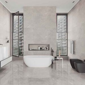 Porcelanato Pulpis Grey Acetinado Esmaltado Retificado 72x72- Via Rosa