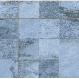 Porcelanato Petra Blue Decor Granilhado Esmaltado Retificado 72x72 - Via Rosa