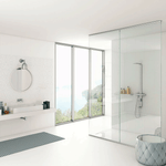 porcelanato classic white acetinado esmaltado retificado 720x720  via rosa