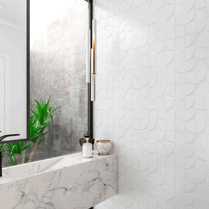 Revestimento Arles Clean Plus Acetinado Decor 21702 Esmaltado Retificado 37,0x74,0 - Idealle