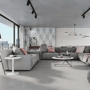 Porcelanato Esmaltado Retificado Munich Gr Polido 100,0x100,0 - Portinari