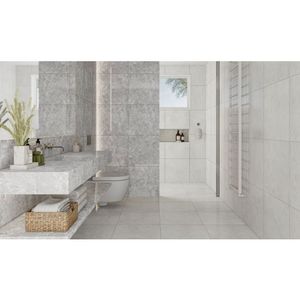 Piso Pleno Retificado Cinza Acetinado 61x61 - Almeida