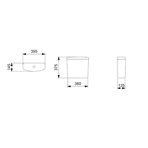 Caixa Para Acoplar M Ecoflush Thema/avant 3/6 Lts - Incepa