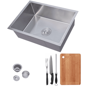 Kit Cuba Gourmet Retangular Acetinada E Kit Churrasco