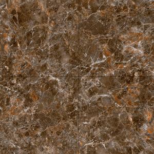 Piso Alcobaça Brown Polido Esmaltado Retificado 82x82 - Almeida
