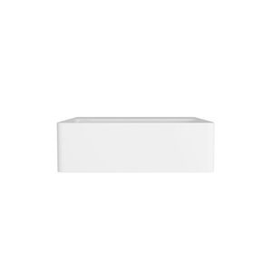 Cuba De Semiencaixe Quadrada Com Mesa Branco 420x420mm - Deca