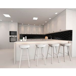 Revestimento Color Mind Black Acetinado Esmaltado Bold 7x25 - Decortiles