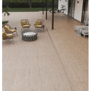 Porcelanato Travertino Navona Externo Esmaltado Retificado 120x120 - Biancogres