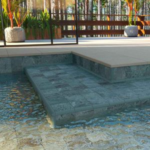 Revestimentos Atol Turquesa Castanha E Matte Bold 2,5x2,5 - Decortiles