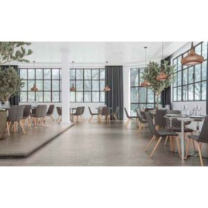 Porcelanato Gran District Gray Acetinado Esmaltado Retificado 62,0x122,0 - Embramaco