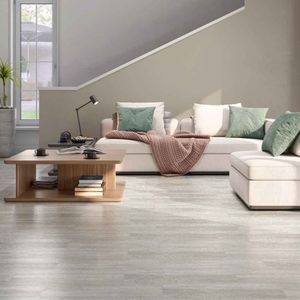 Piso Bray Park Filtered Smoke Acetinado Esmaltado Retificado 20,0x60,0 - Fioranno