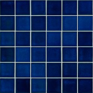 Revestimento Azul Equatorial Point System Pastilha Brilho Jd4814 Esmaltado Bold 5x5 - Jatobá