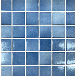 Revestimento Azul Arpoador Pastilha Acetinado Esmaltado Bold 5,0x5,0 - Jatoba