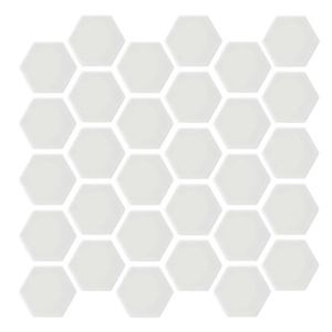 Revestimento Esmaltado Sixties White Brilhante Bold 5,0x5,0 - Decortiles