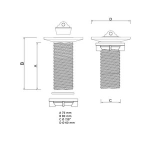 Valvula Chrome S/ Ladrao Coz/ban/lav 7/8 - Levo