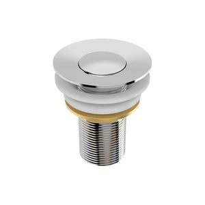 Valvula Chrome Clique Rodondo Para Lavatorio - Levo