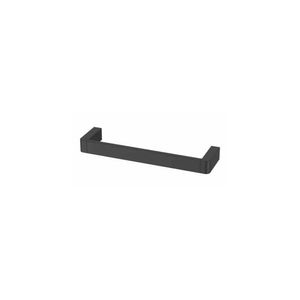 Porta Toalha 30cm Quadrato Prime Black - Levo