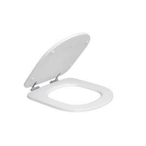Assento Branco Poliester Fixacao Cromada - Deca