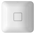 cuba de embutir quadrada slim branco 30 cm  deca